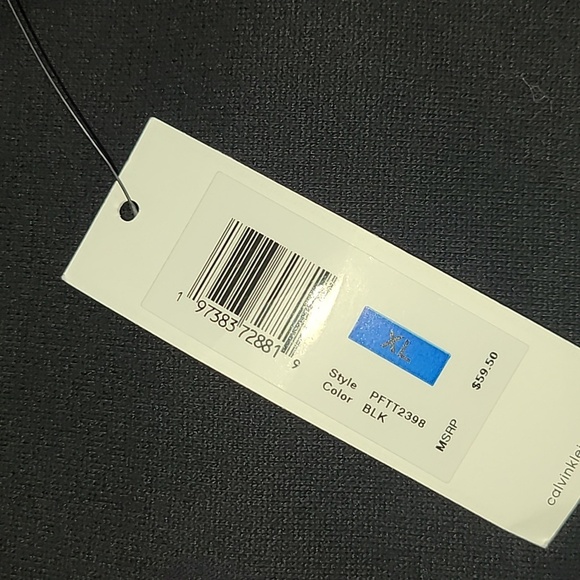 Calvin Klein Cropped 1/2 Zip Sweatshirt - Picture 2 of 5